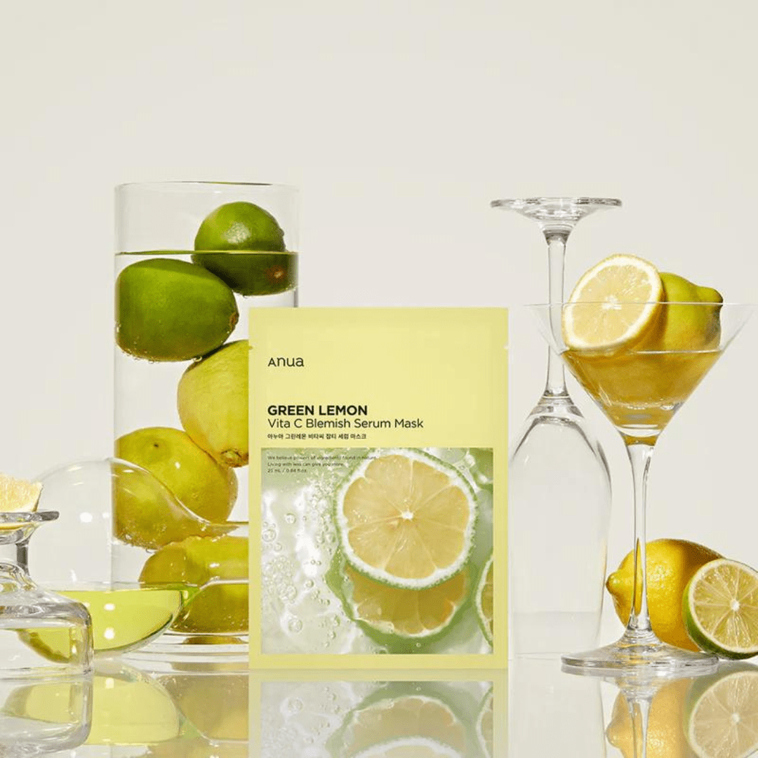 Anua Green Lemon Vita C Blemish Serum Mask [1pc] | La Cosmetique