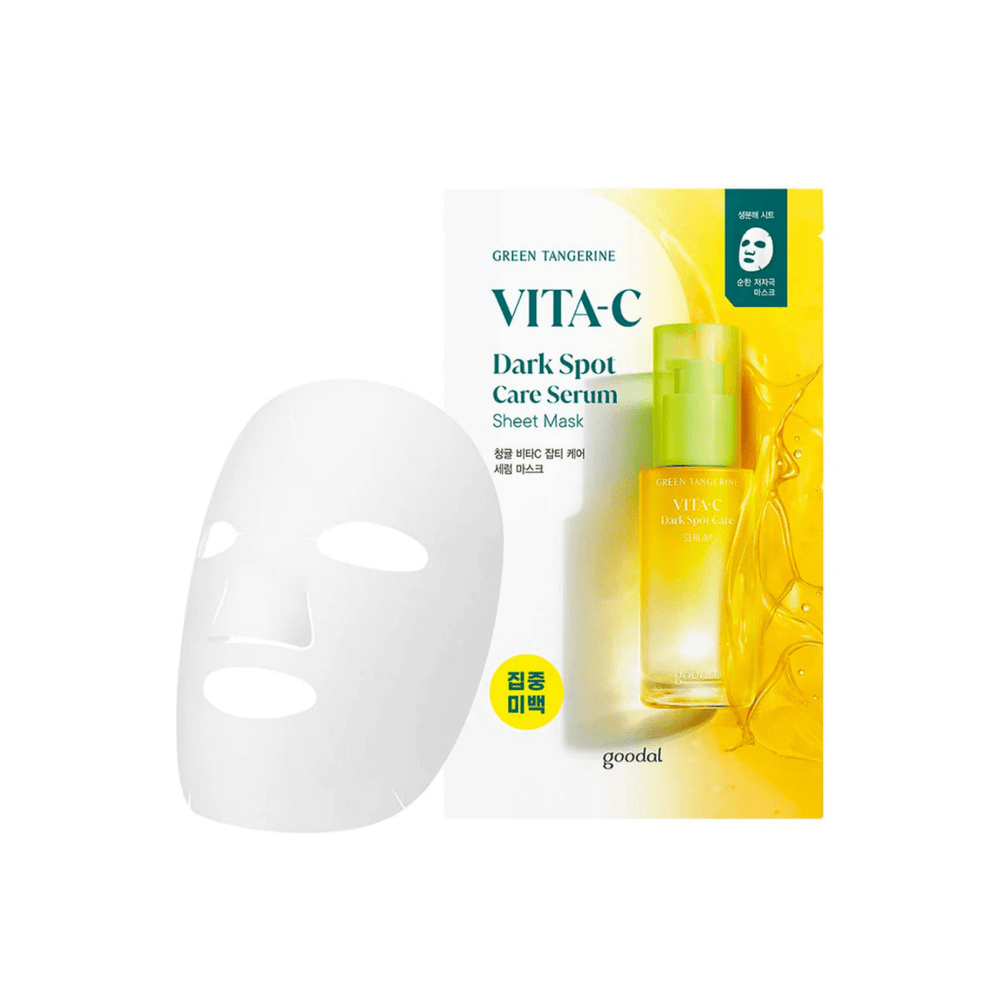 Green Tangerine Vita C Dark Spot Care Serum Mask Alpha 1pc