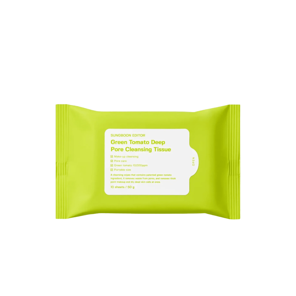 Green Tomato Deep Pore Cleansing Tissue [10pcs]