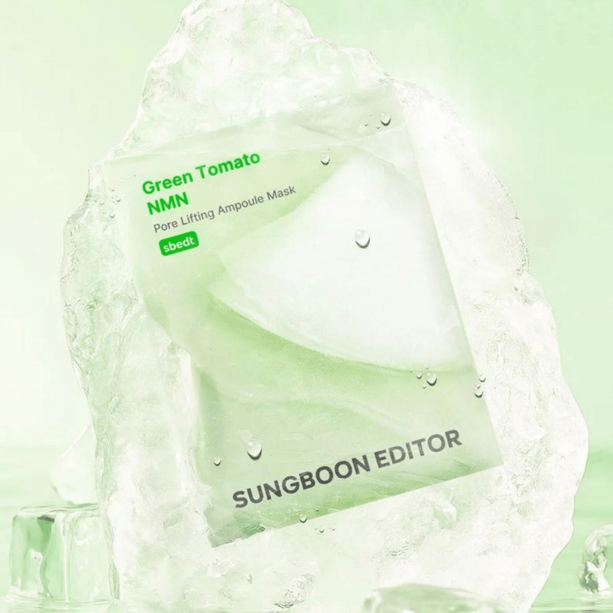 Sungboon Editor Green Tomato NMN Pore Lifting Ampoule Mask Box [10pcs] | La Cosmetique
