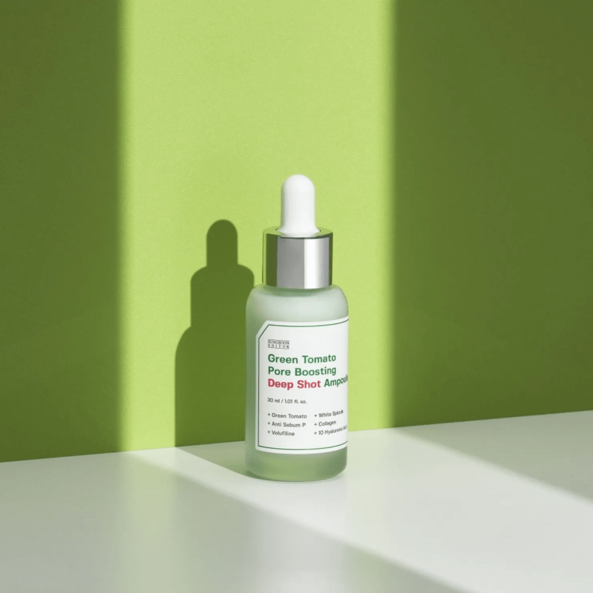 Sungboon Editor Green Tomato Pore Boosting Deep Shot Ampoule 30ml | La Cosmetique