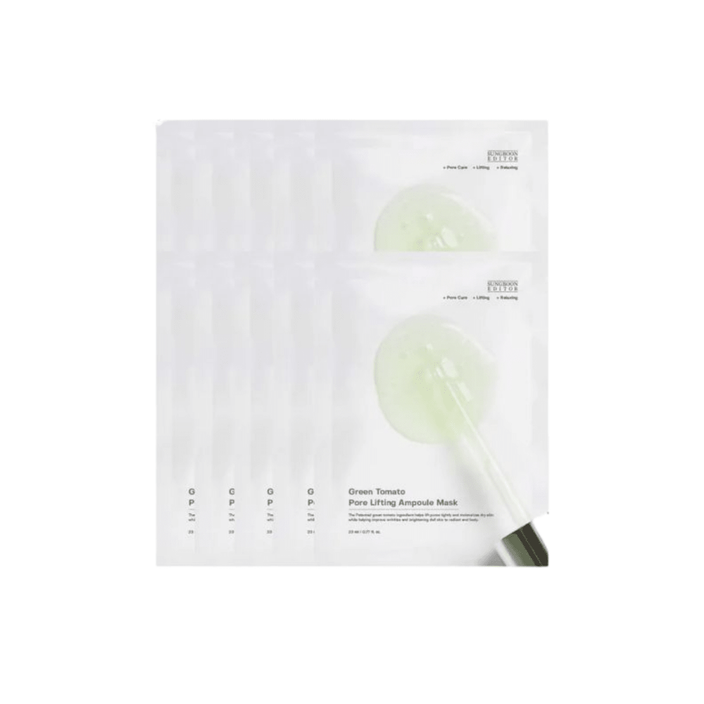 Green Tomato Pore Lifting Ampoule Mask 10pcs