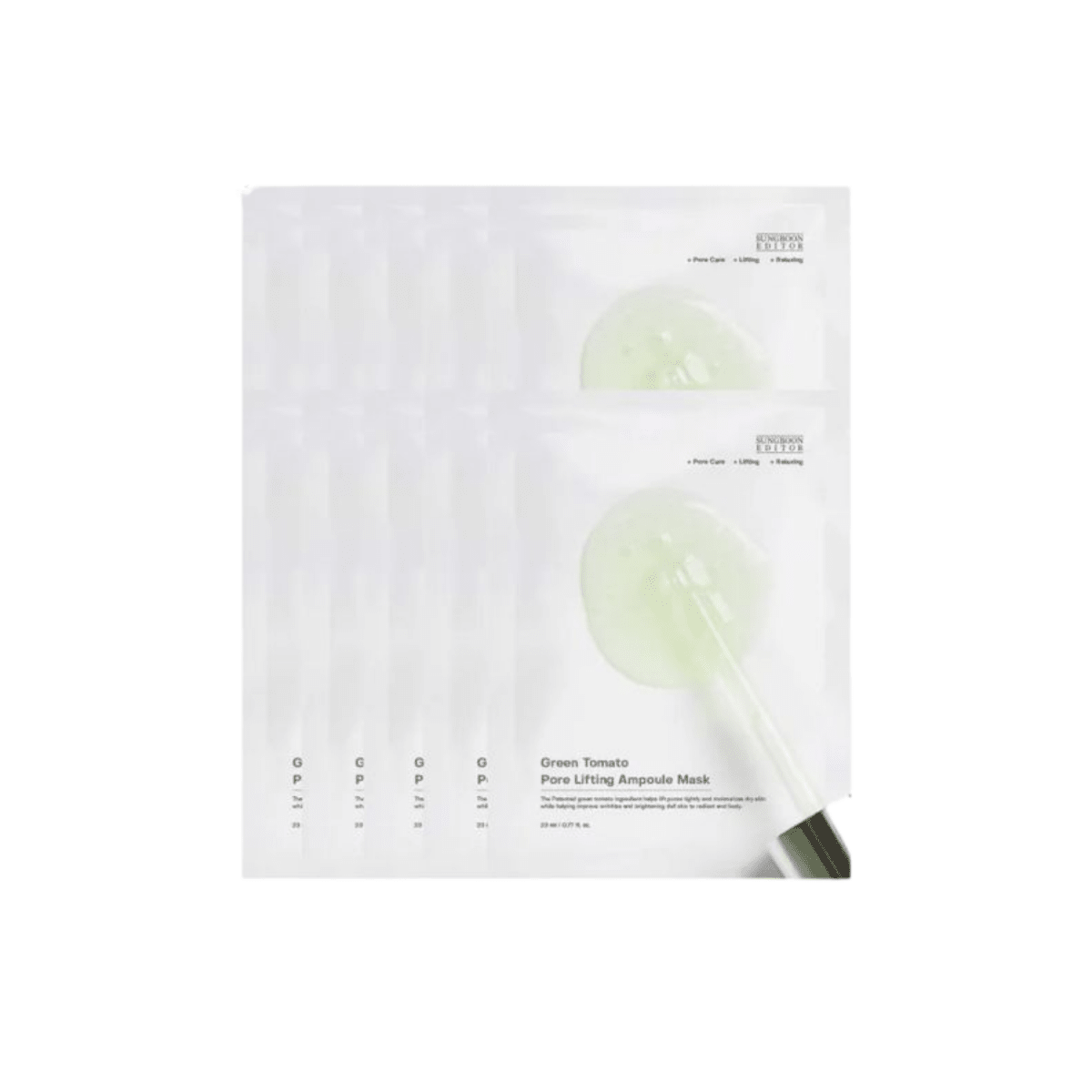 Sungboon Editor Green Tomato Pore Lifting Ampoule Mask 10pcs | La Cosmetique