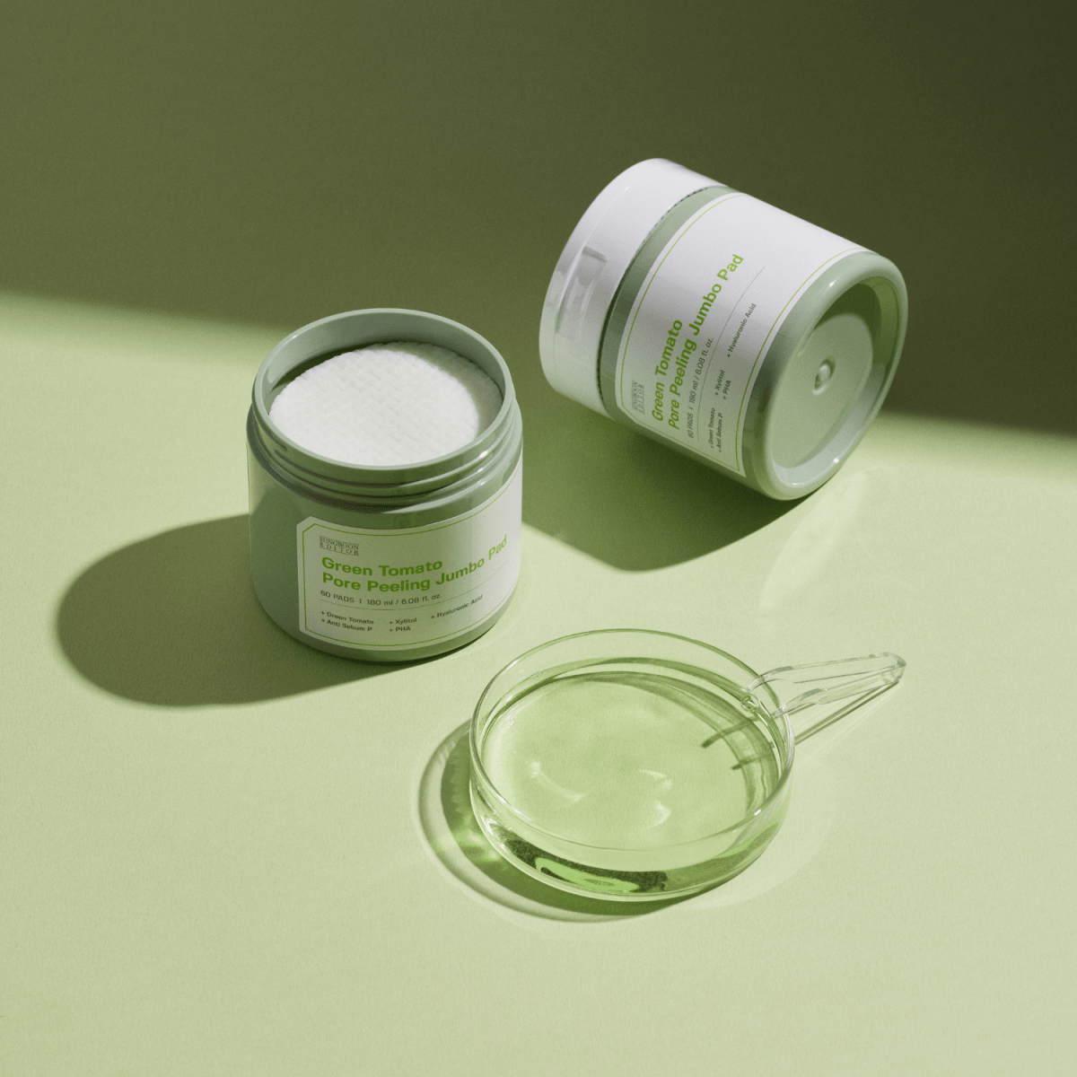 Sungboon Editor Green Tomato Pore Peeling Jumbo Pad 60pads | La Cosmetique