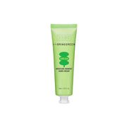 Bring Green Moisture Moment Hand Cream in green 30ml tube, smooth texture, ideal for nourishing and hydrating hands.