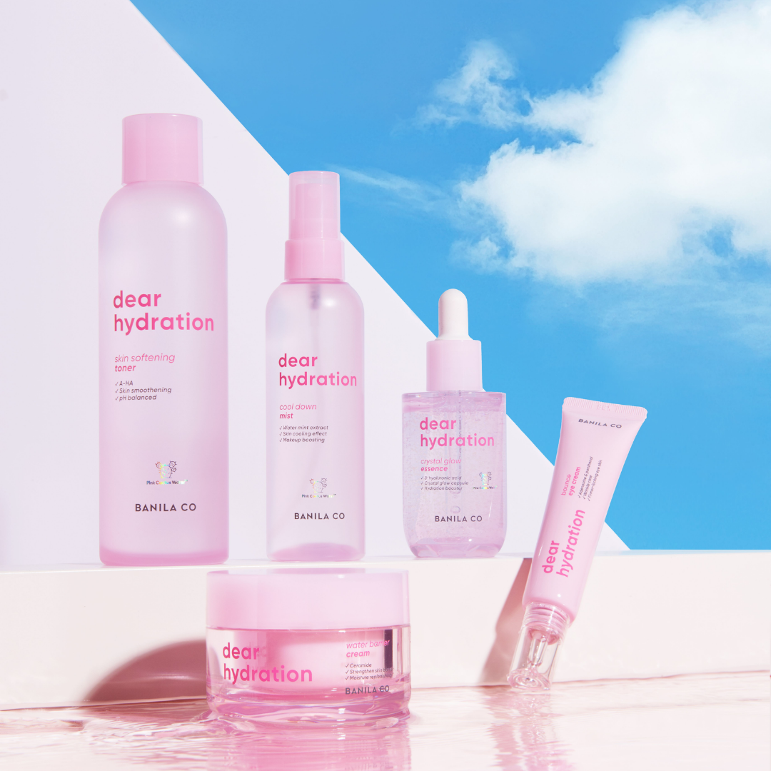 Banila Co Dear Hydration Bounce Eye Cream in 20ml tube, close-up shot highlighting the eye cream packaging.