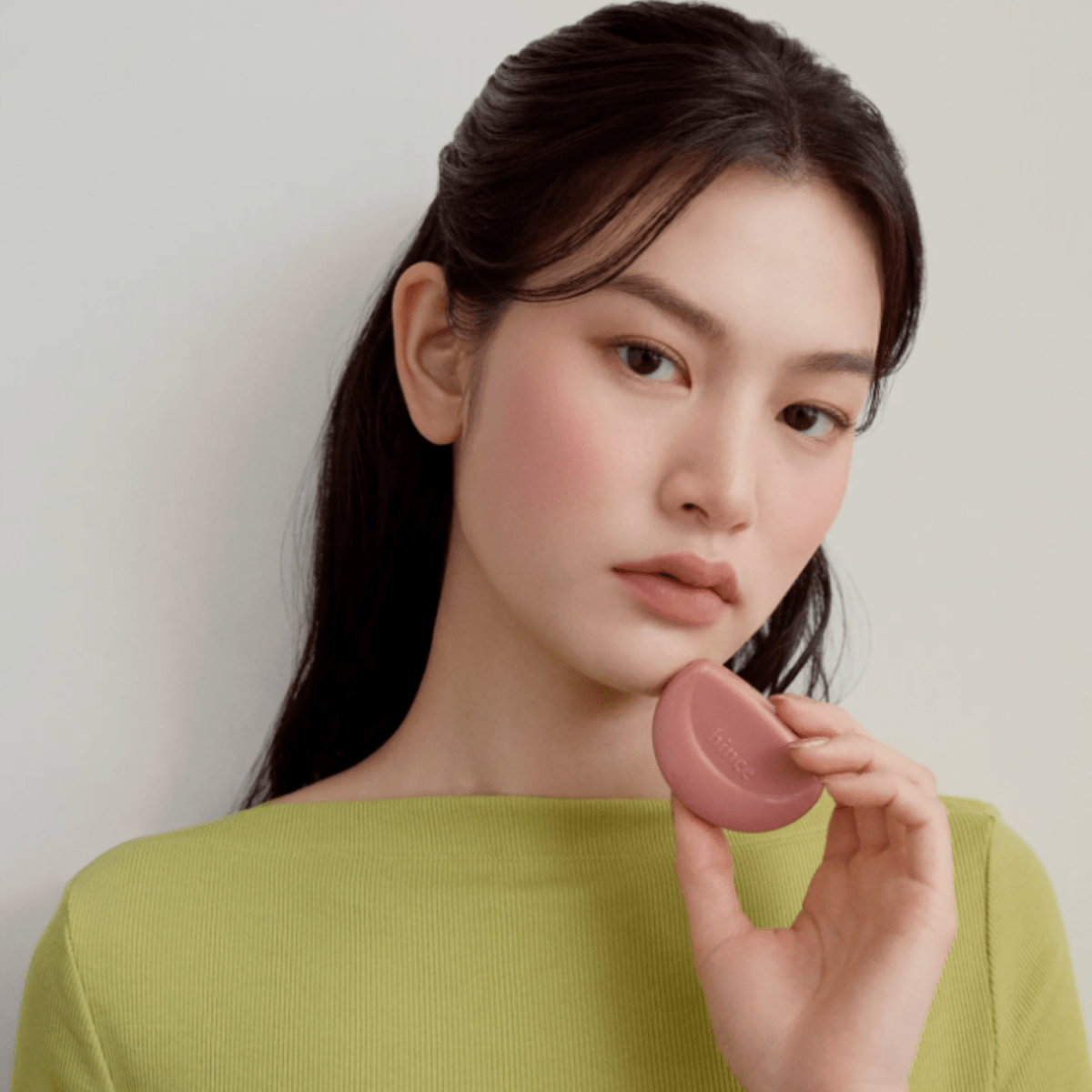 Hince Half-Moon Cheek Cream To Powder Blush | La Cosmetique