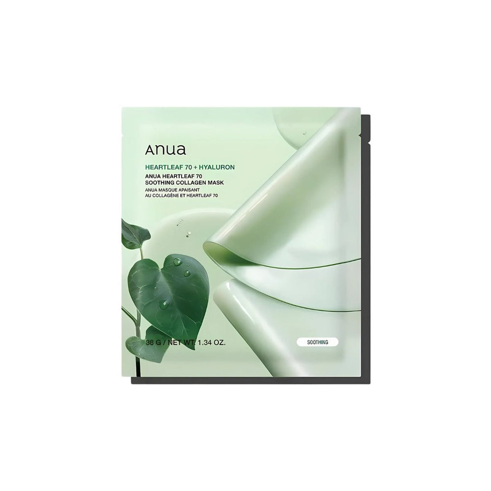 Heartleaf 70 Soothing Collagen Mask Box [4pcs]