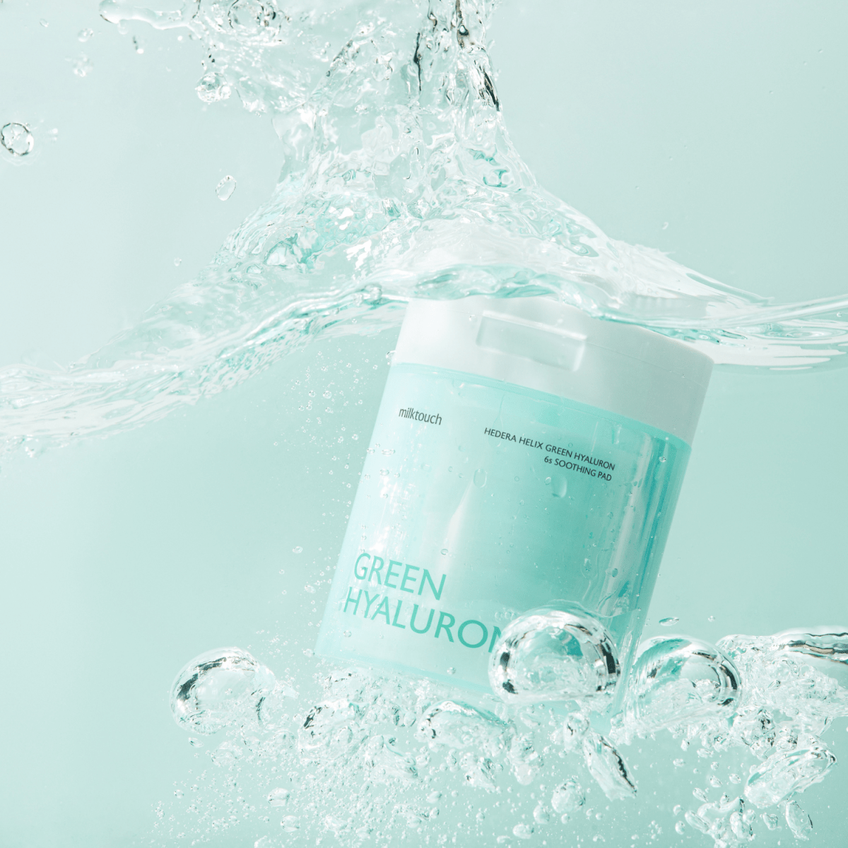 Milk Touch Hedera Helix Green Hyaluron 6Sec Soothing Pad [60 Pads] | La Cosmetique