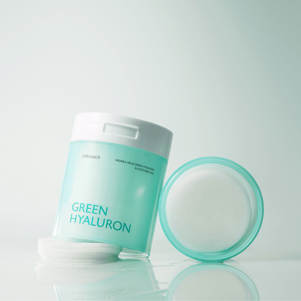 Milk Touch Hedera Helix Green Hyaluron 6Sec Soothing Pad [60 Pads] | La Cosmetique