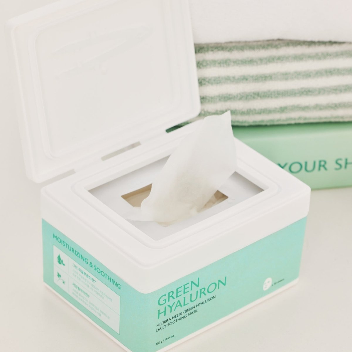 Milk Touch Hedera Helix Green Hyaluron Daily Soothing Mask [30 Pads] | La Cosmetique