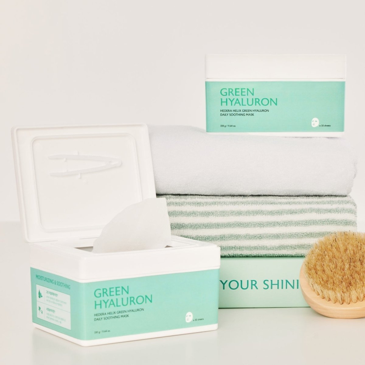 Milk Touch Hedera Helix Green Hyaluron Daily Soothing Mask [30 Pads] | La Cosmetique