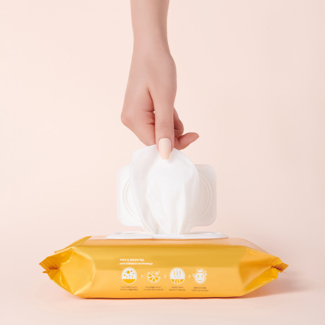 Banila Co Clean It Zero Mandarin C Vegan Cleansing Tissue 80pcs  - La Cosmetique