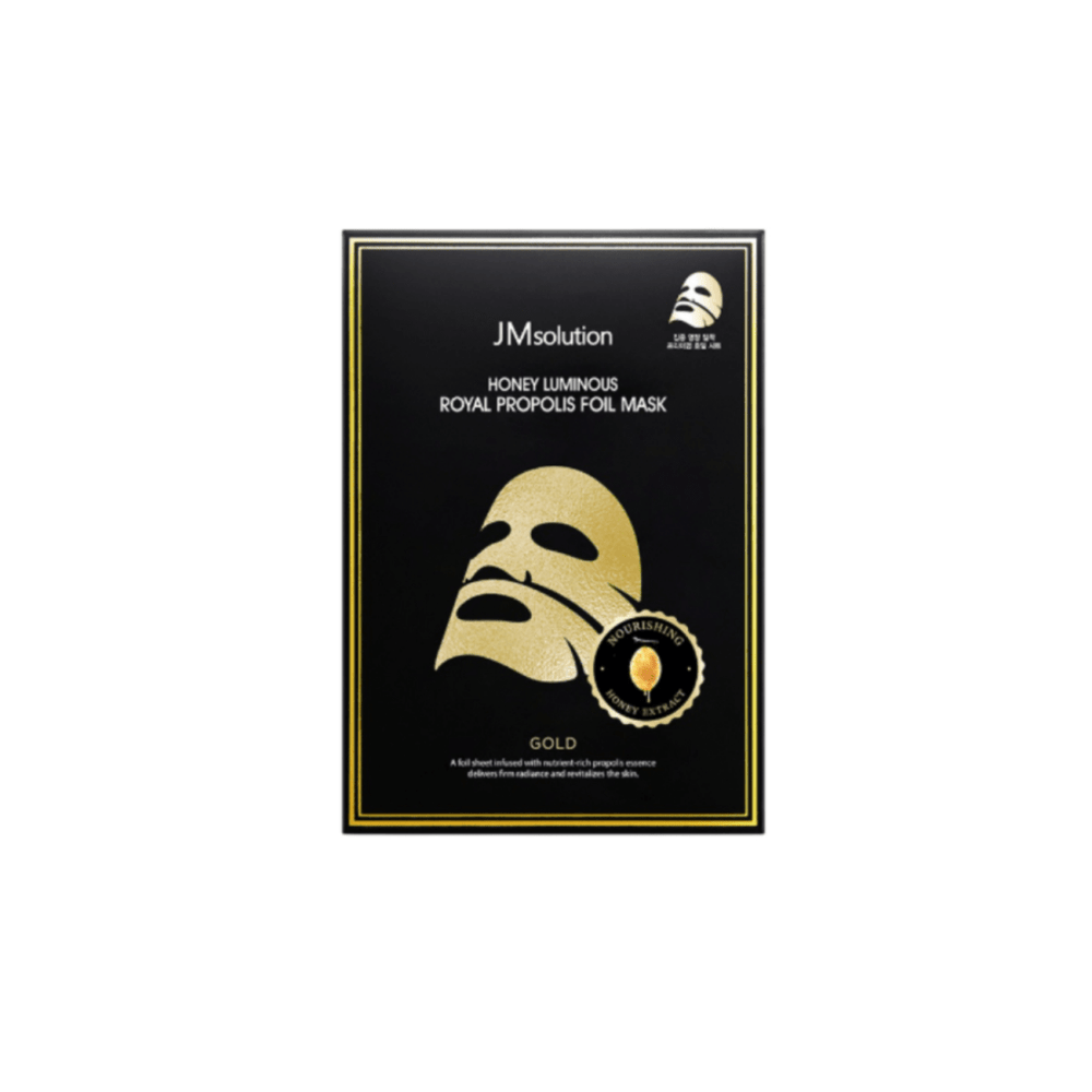 Honey Luminous Royal Propolis Foil Mask Box Gold [10pcs]