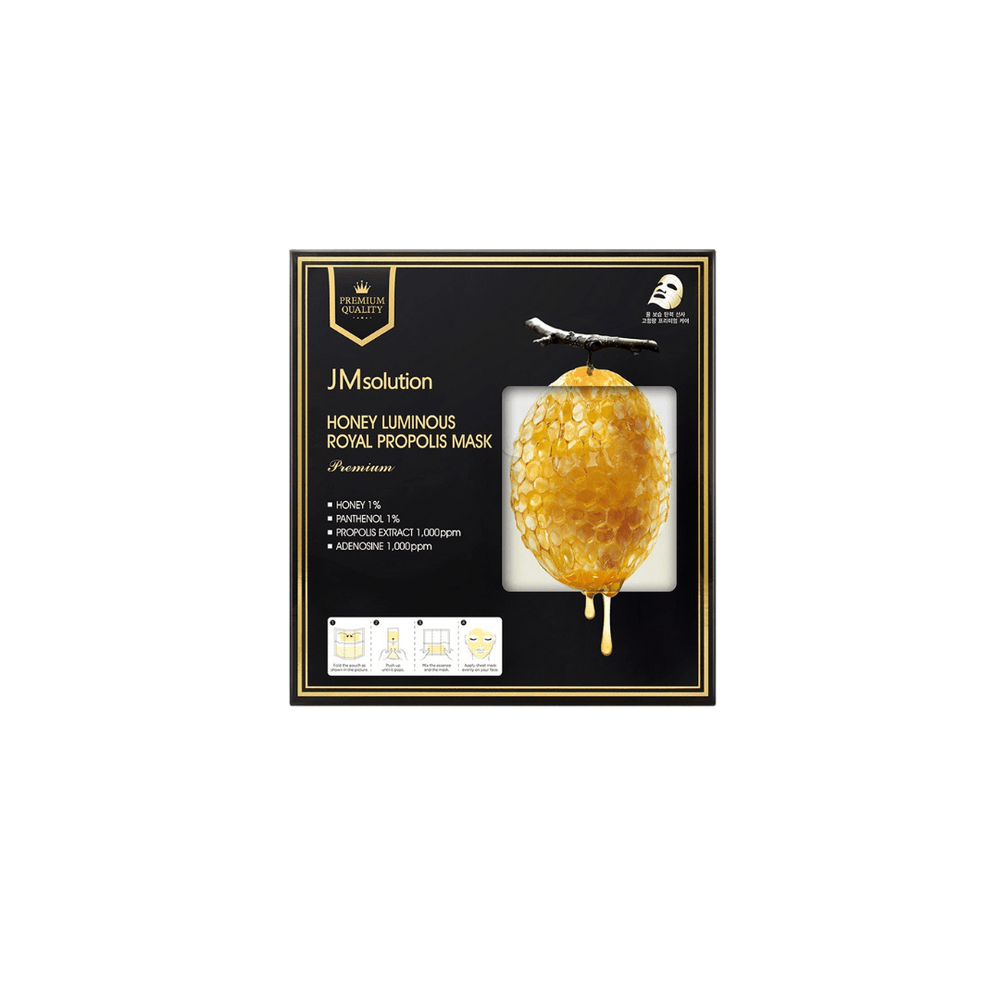 Honey Luminous Royal Propolis Mask Box Premium [5pcs]