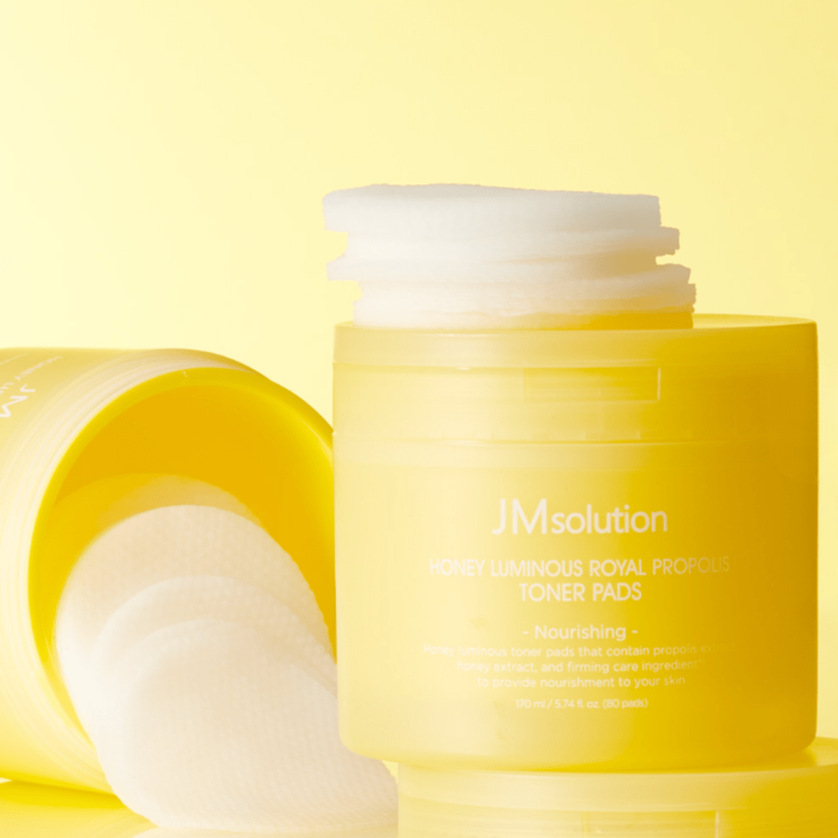 JMsolution Honey Luminous Royal Propolis Toner Pads [100 Pads] | La Cosmetique