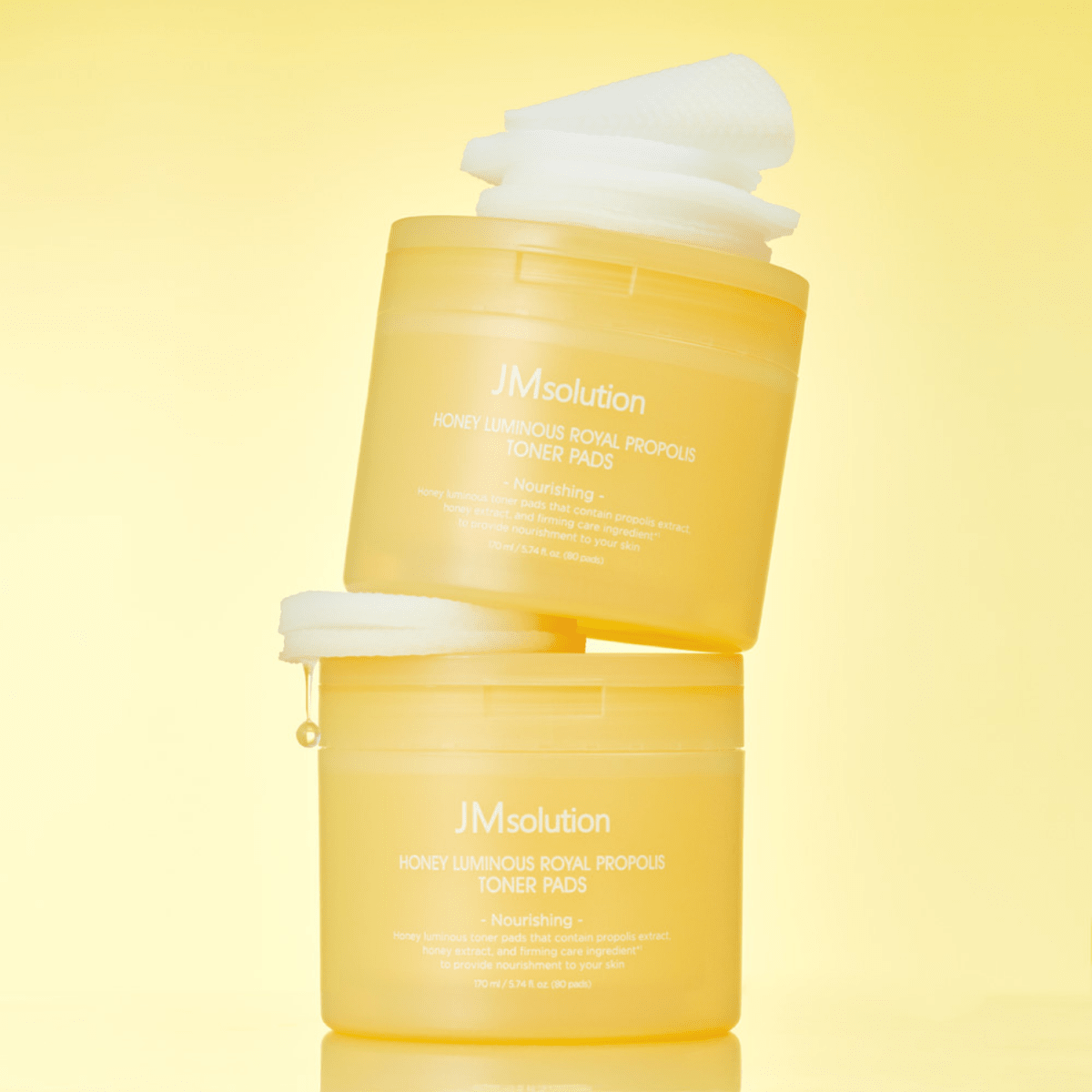 JMsolution Honey Luminous Royal Propolis Toner Pads [100 Pads] | La Cosmetique