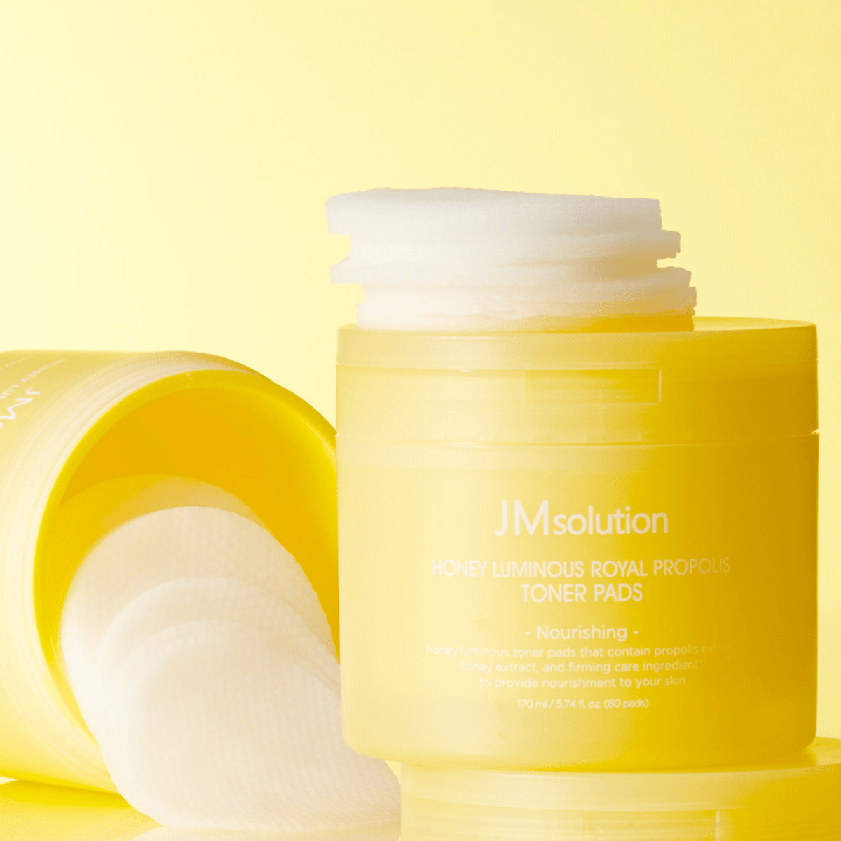 JMsolution Honey Luminous Royal Propolis Toner Pads [100 Pads] | La Cosmetique