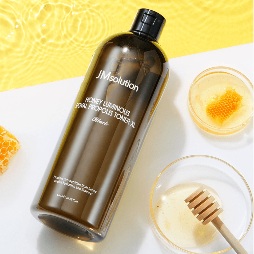 JMsolution Honey Luminous Royal Propolis Toner XL Black [600ml] | La Cosmetique