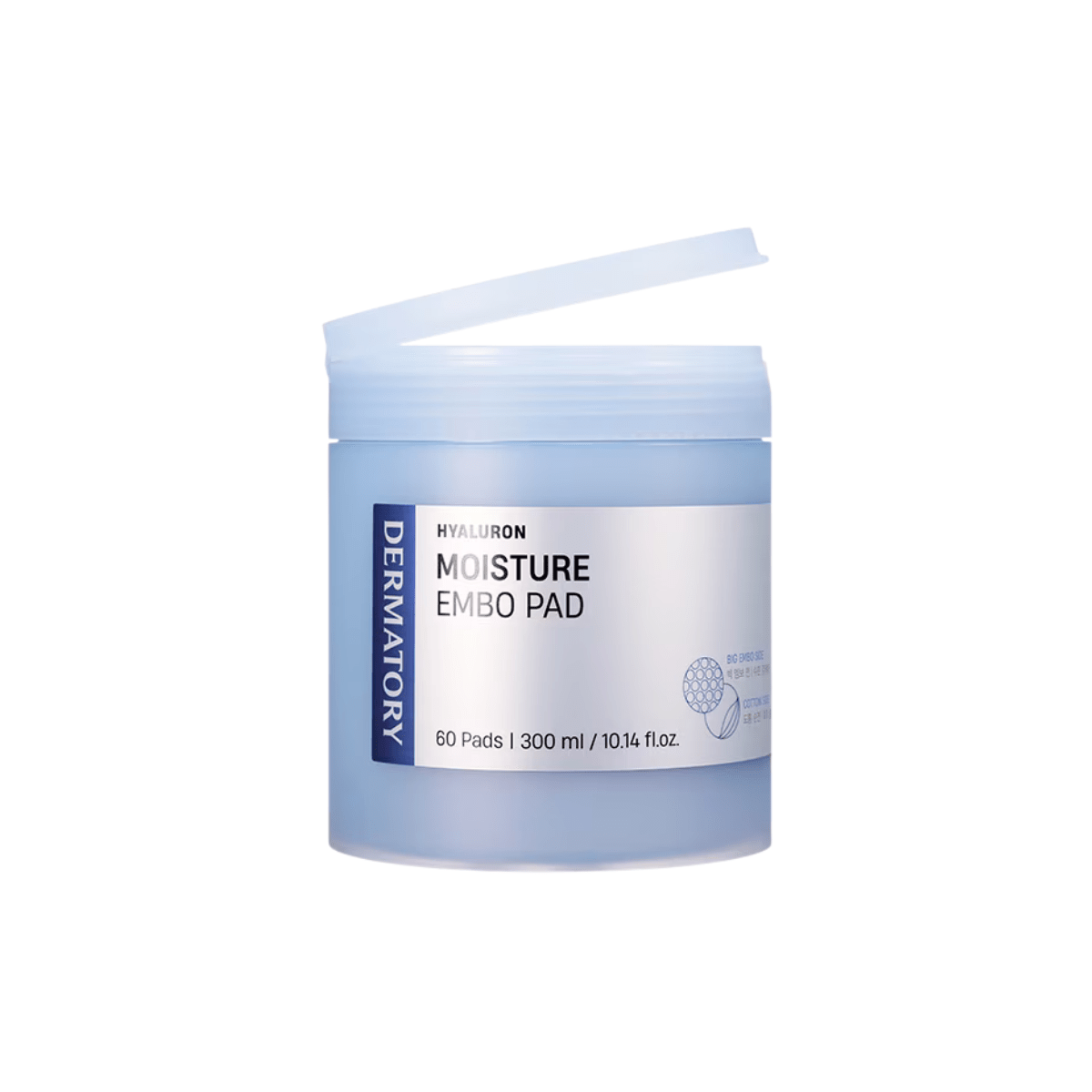 Dermatory Hyaluron Moisture Embo Pad 60Pieces | La Cosmetique