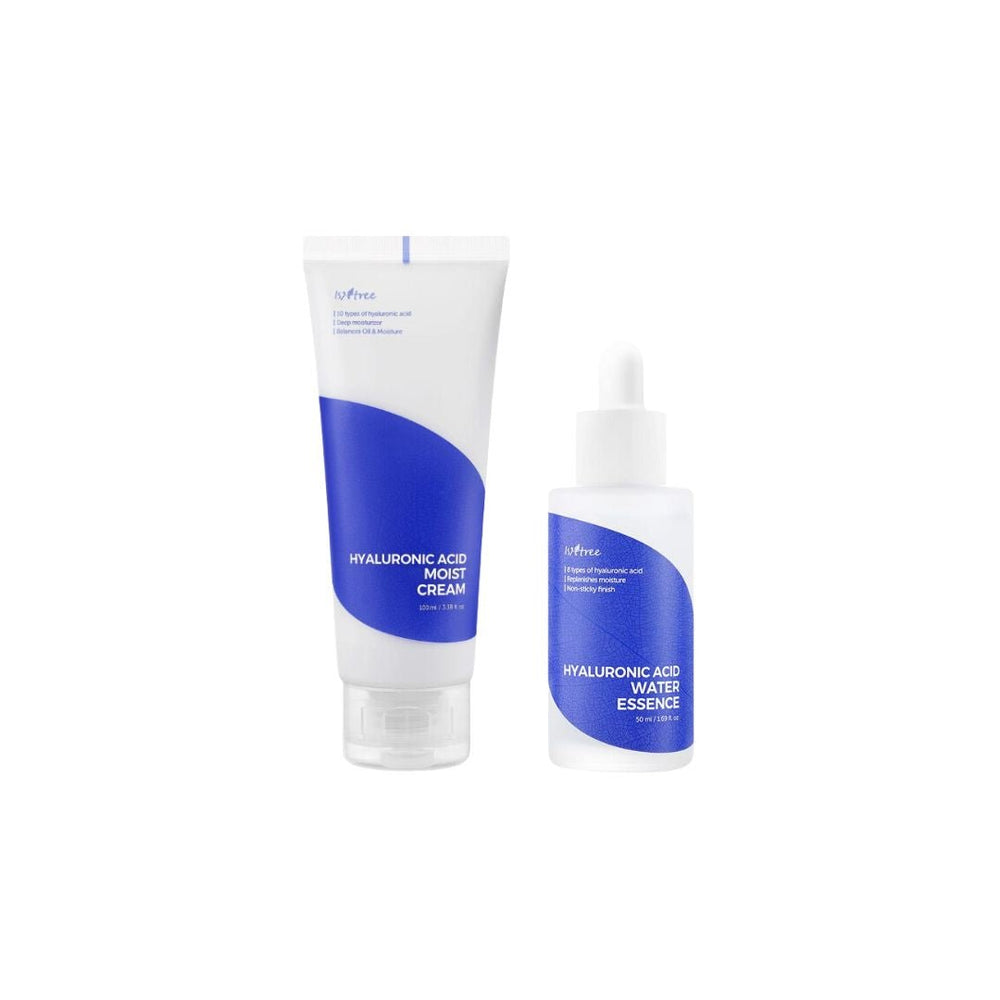 Hyaluronic Acid Moist Cream 100ml + Water Essence 50ml (Bundle)