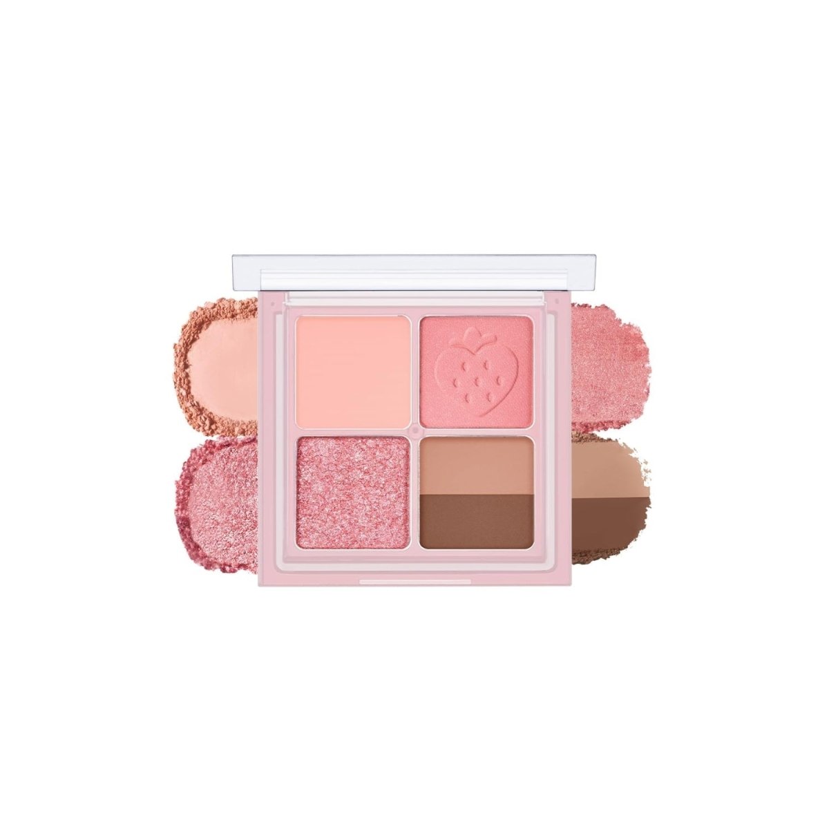 Peripera Ink Pocket Shadow Palette [Soft Berry Version] (2 Colours) | La Cosmetique