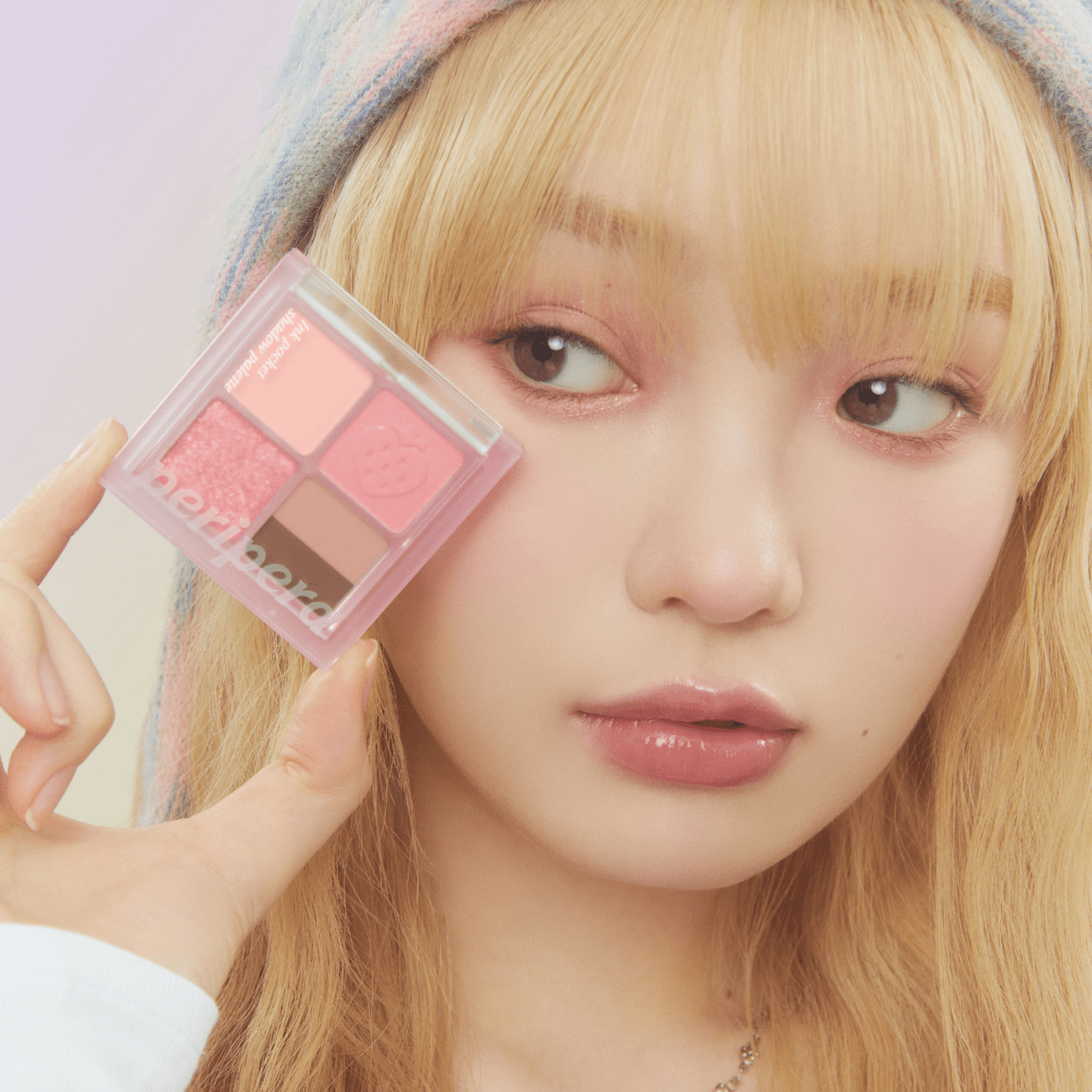 Peripera Ink Pocket Shadow Palette [Soft Berry Version] (2 Colours) | La Cosmetique