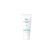ISOV Aqua Soothing Cream 120ml face moisturizer in a white jar with blue label, designed for soothing and hydrating skin.