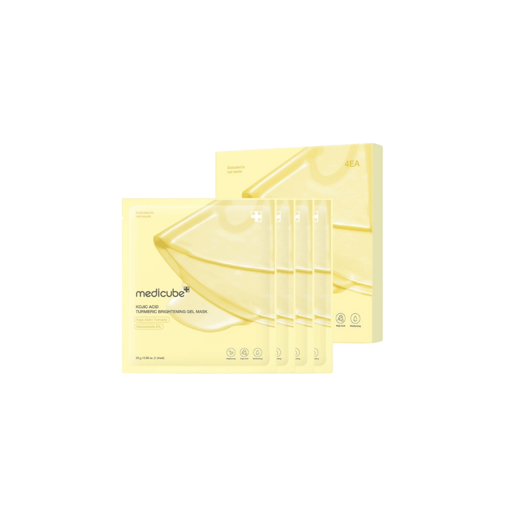 Kojic Acid Turmeric Brightening Gel Mask Box [4pcs]