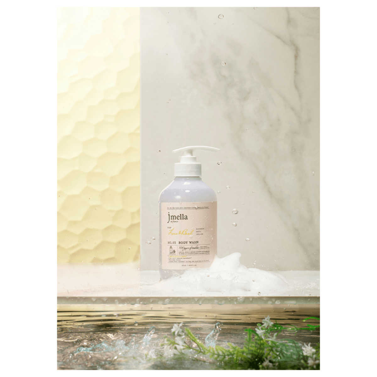 Jmella in France Lime & Basil Body Wash | La Cosmetique