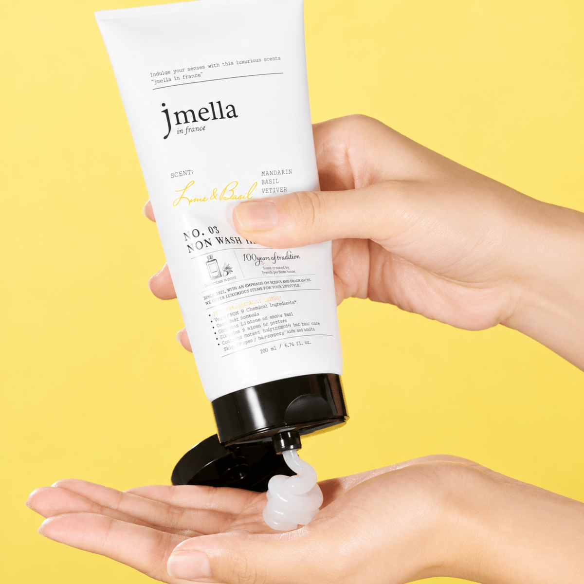 Jmella in France Lime & Basil Non Wash Hair Pack [200ml] | La Cosmetique