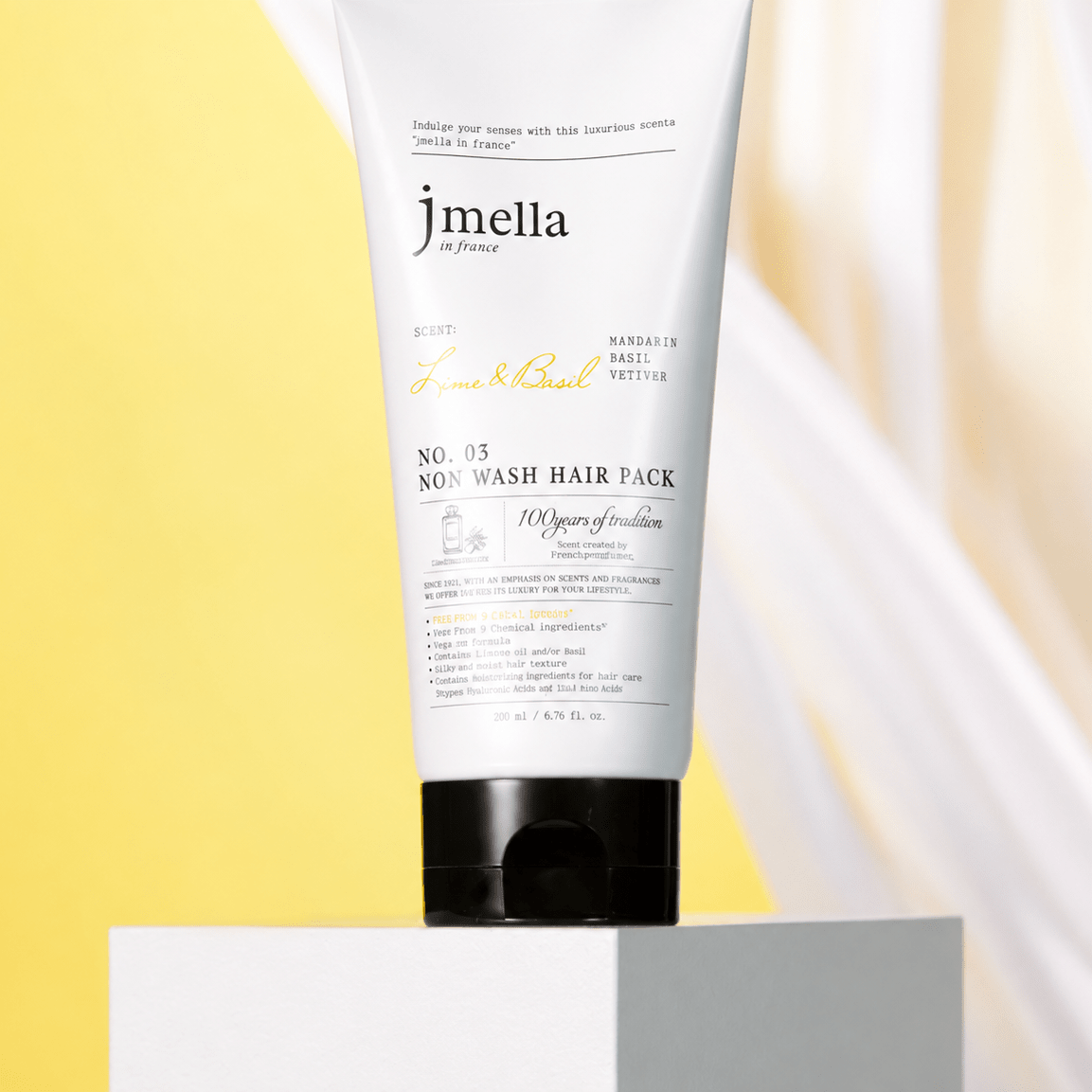 Jmella in France Lime & Basil Non Wash Hair Pack [200ml] | La Cosmetique