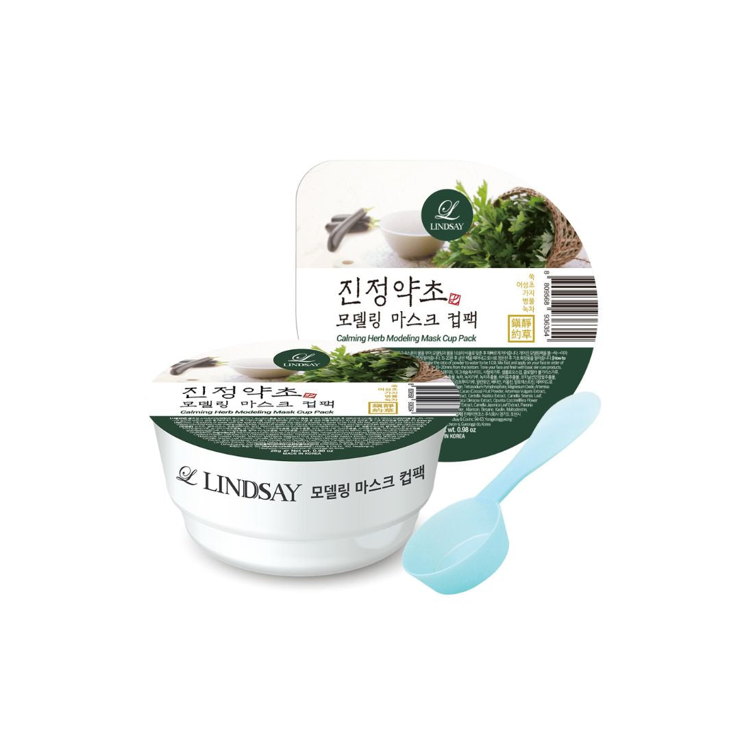 LINDSAY Modeling Mask Cup Pack Calming Herb 28g - Shop K-Beauty in Australia