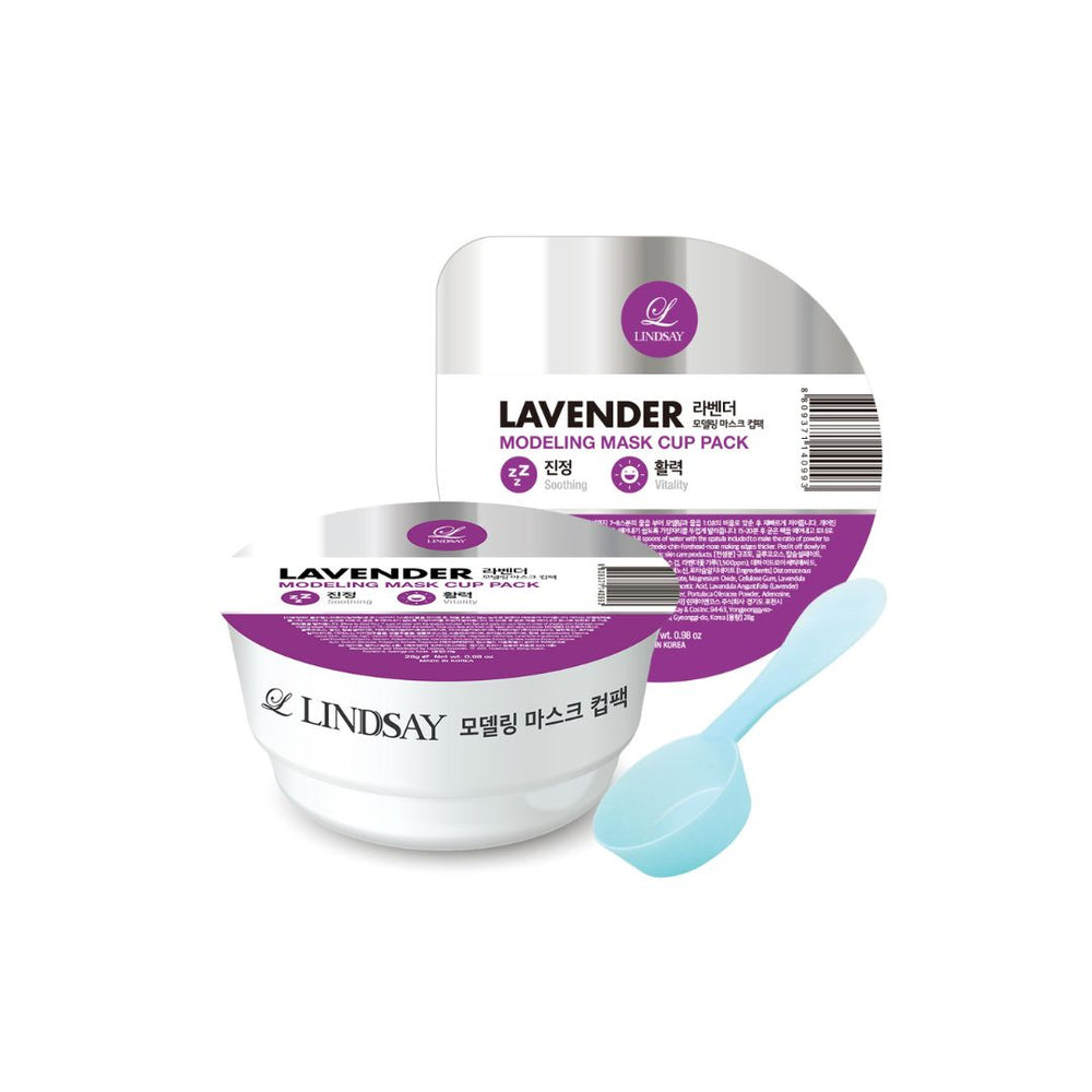 LINDSAY Modeling Mask Cup Pack Lavender 28g - Shop K-Beauty in Australia