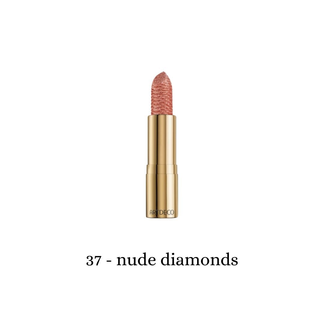 ARTDECO Lip Jewels lipstick in a sleek tube with jewel-inspired packaging