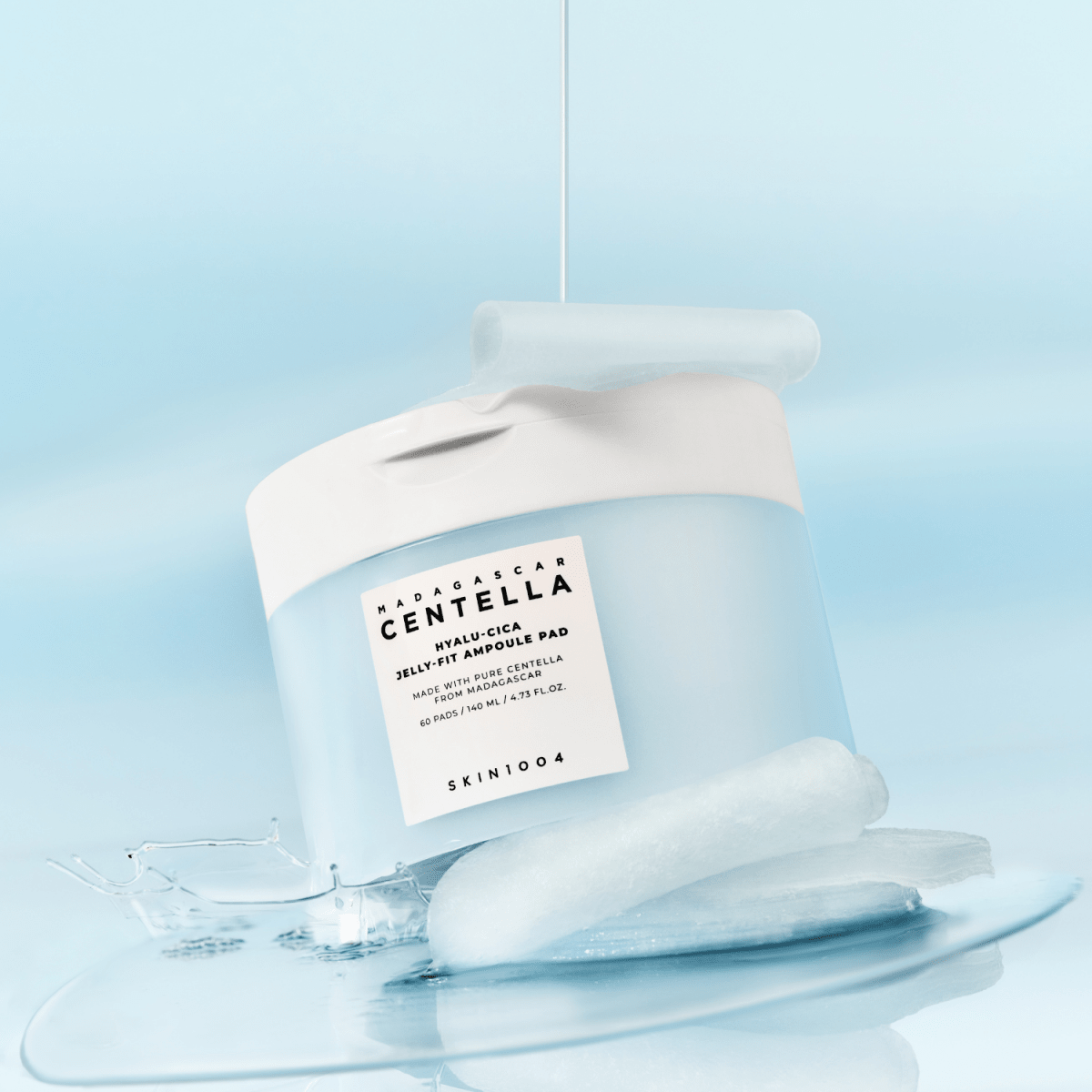 SKIN1004 Madagascar Centella Hyalu - Cica Jelly - Fit Ampoule Pad 60pads | La Cosmetique