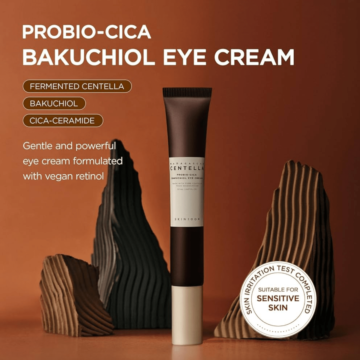 SKIN1004 Madagascar Centella Probio - Cica Bakuchiol Eye Cream 20ml X 2Ea (Twin Pack) | La Cosmetique