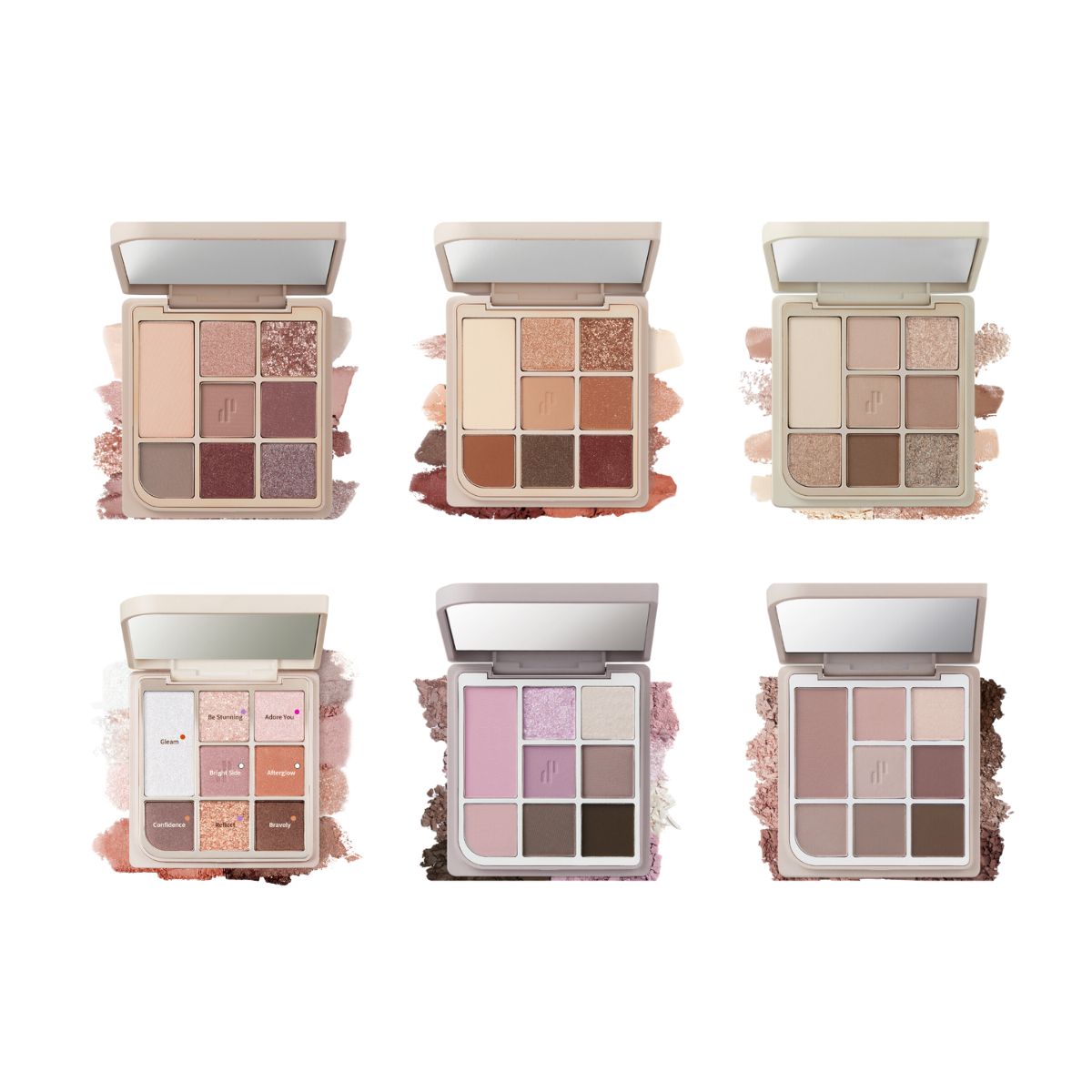 Heart Percent Dote on Mood Eye Palette (6 Colours) - Shop K-Beauty in Australia