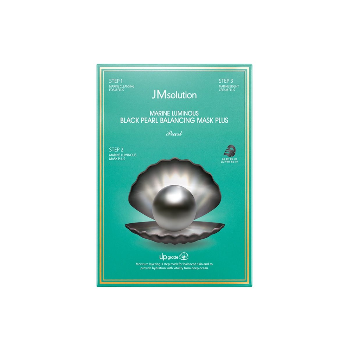 JMsolution Marine Luminous Black Pearl Balancing Mask Box Plus [10pcs] | La Cosmetique