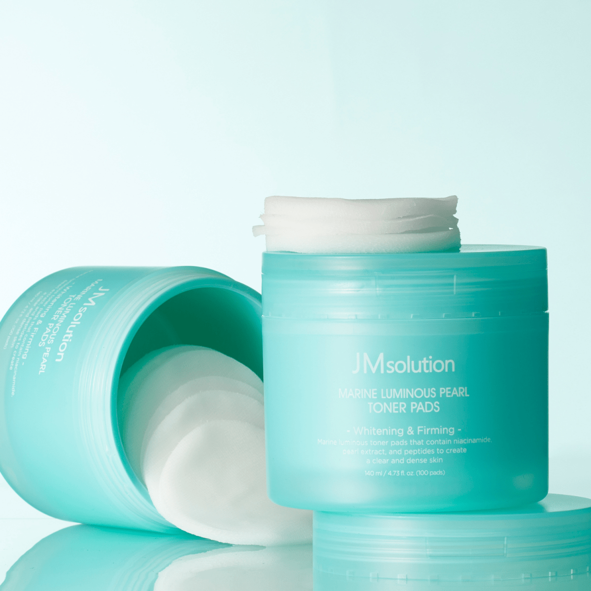 JMsolution Marine Luminous Pearl Toner Pads [100 Pads] | La Cosmetique