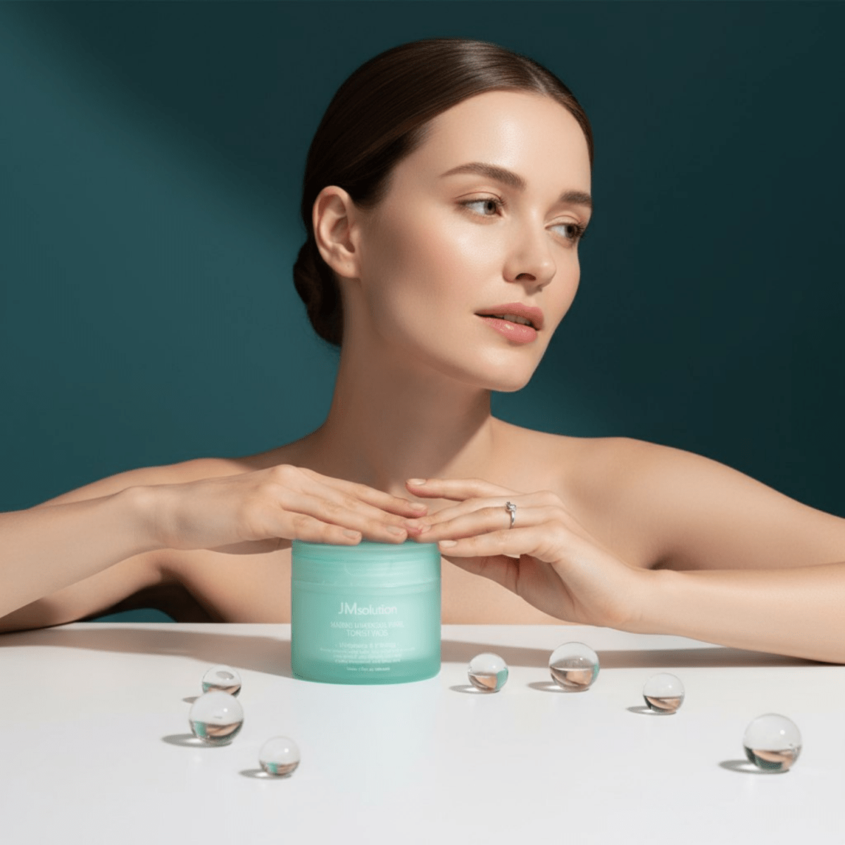 JMsolution Marine Luminous Pearl Toner Pads [100 Pads] | La Cosmetique