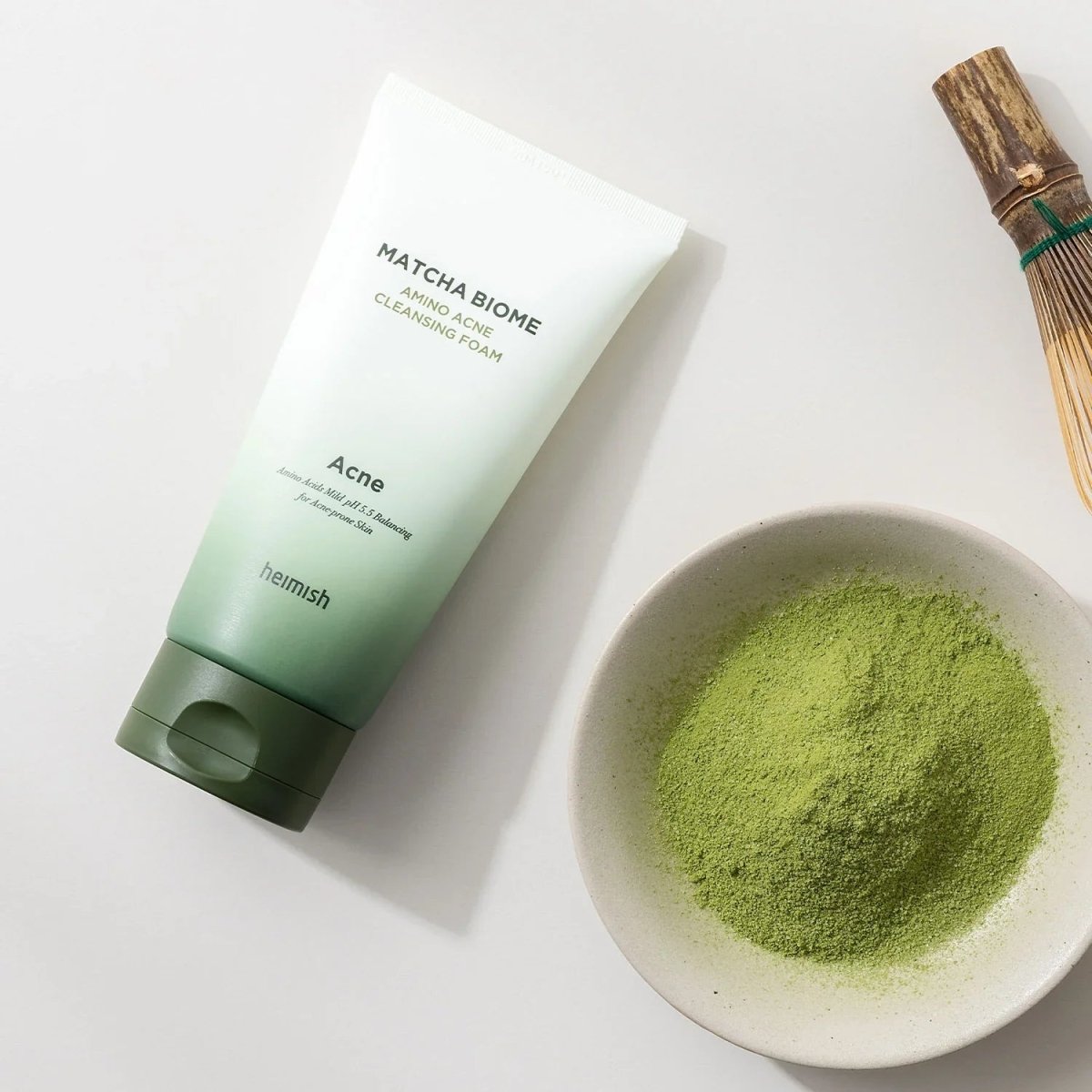 Heimish Matcha Biome Amino Acne Cleansing Foam 150g | La Cosmetique