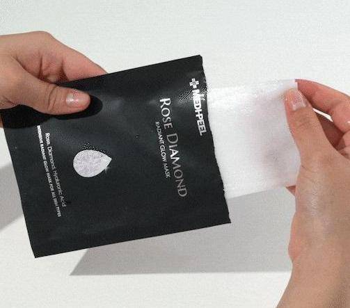 MEDI-PEELRose Diamond Radiant Glow Mask 25ml x 10ea  - La Cosmetique