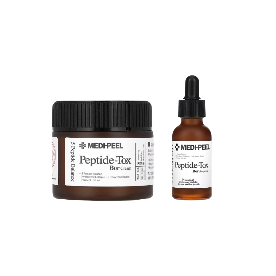 MEDI-PEEL Peptide Tox Bor Set (Ampoule 30ml + Cream 50g) - Shop K-Beauty in Australia