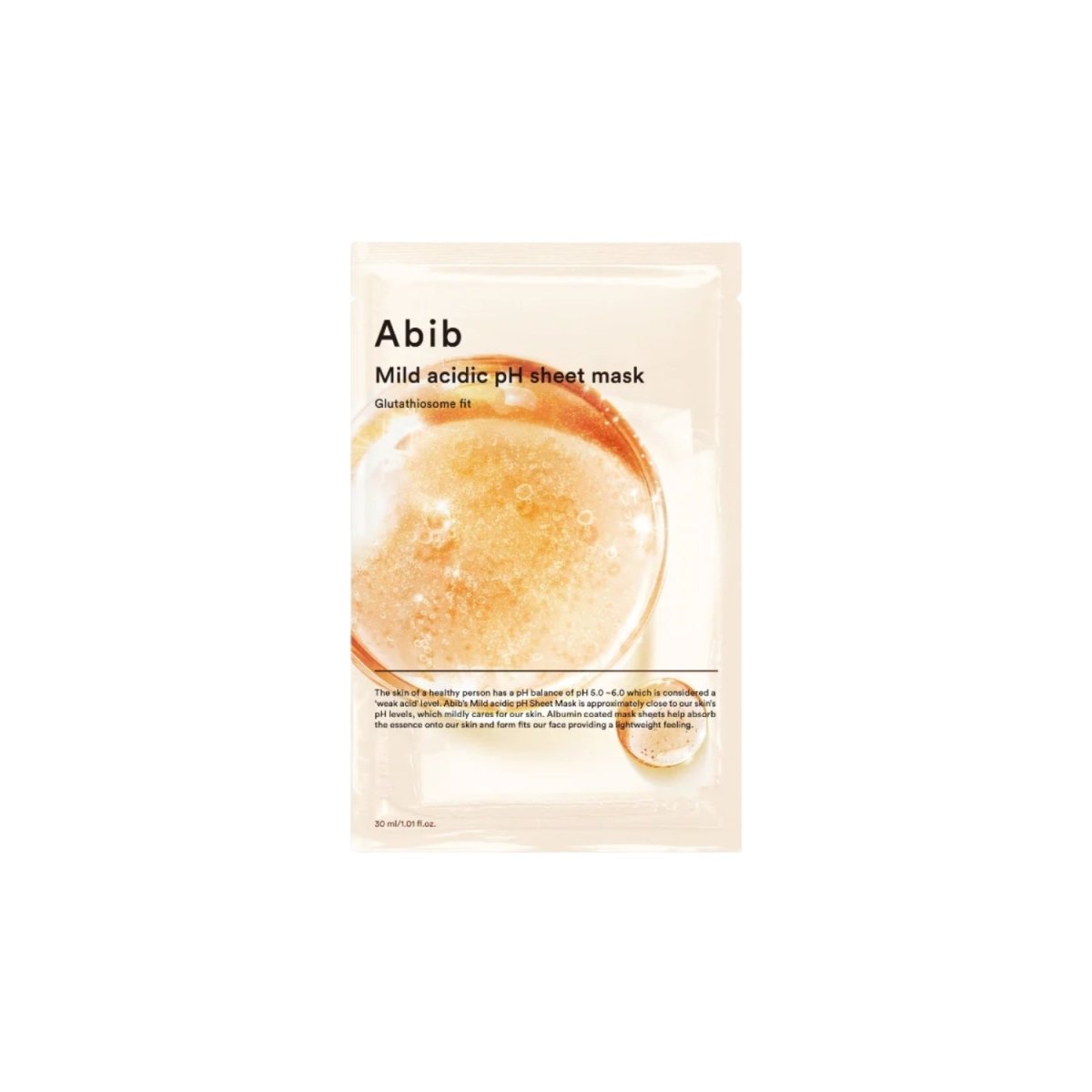 Abib Mild Acidic pH Sheet Mask [1pc] | La Cosmetique