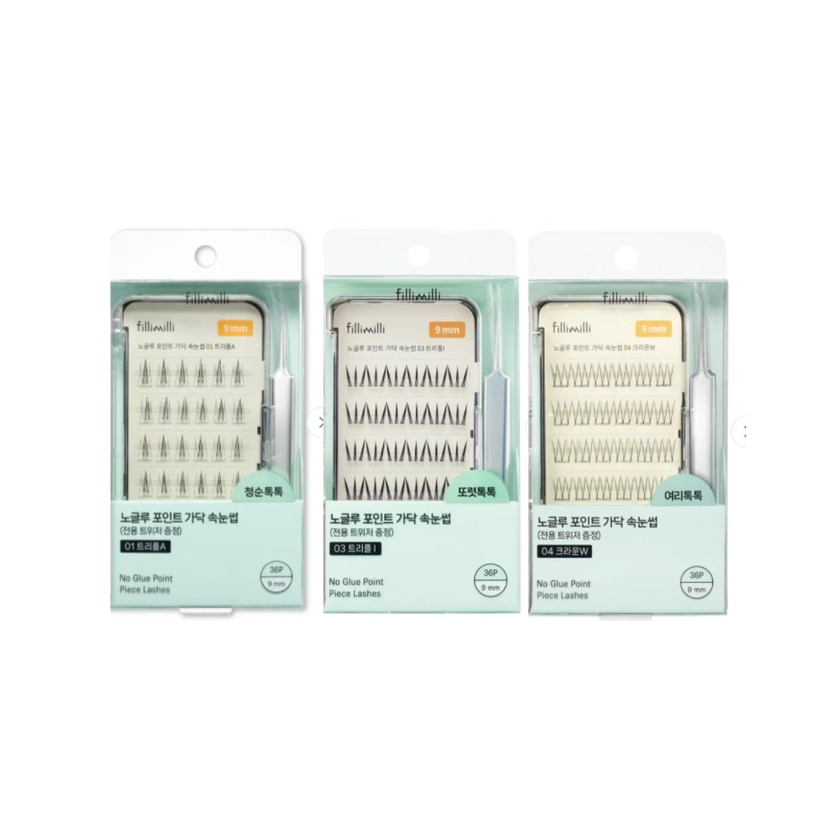 Fillimilli No-Glue Point Lashes | La Cosmetique