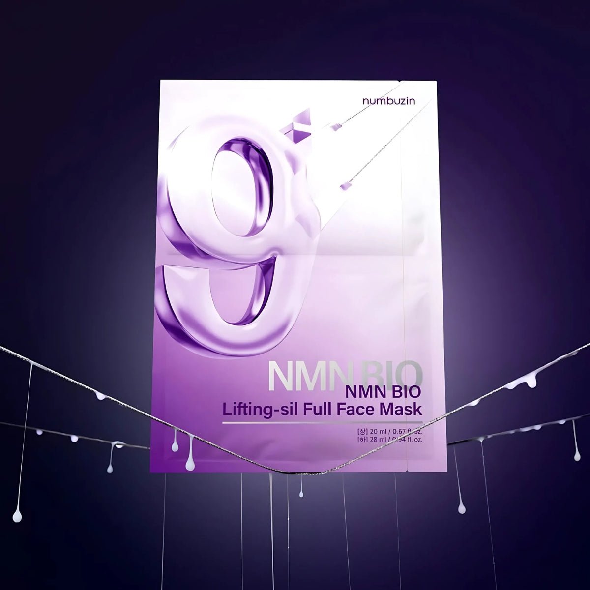 Numbuzin No.9 Nad Bio Lifting Full Cover Facial Mask Box [4pcs] | La Cosmetique