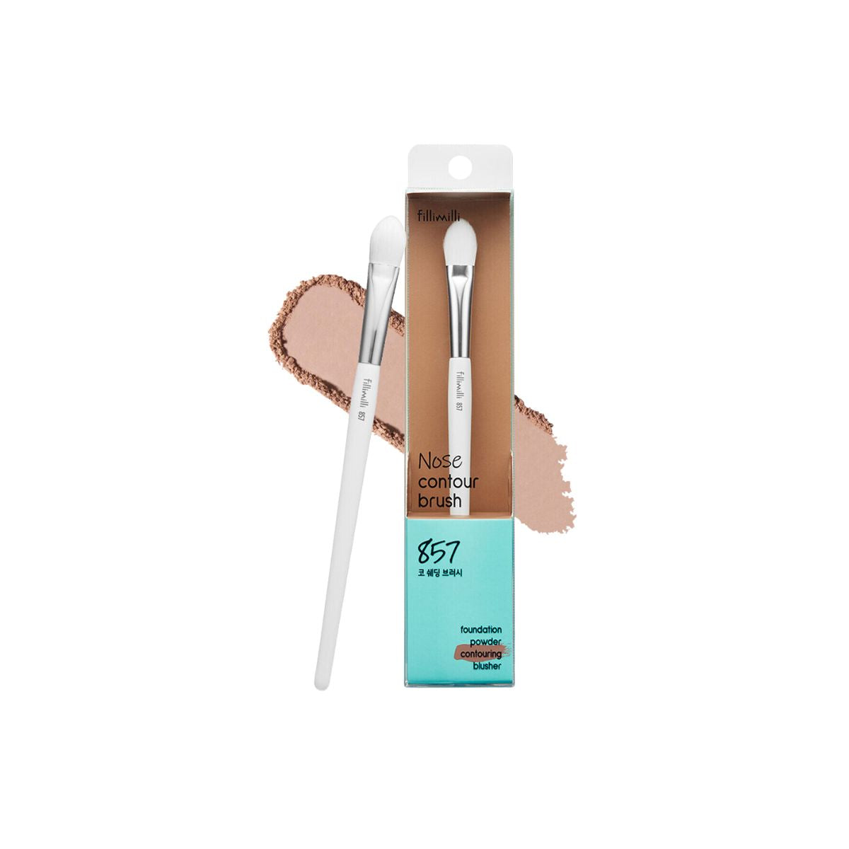 Fillimilli Nose Contour Brush 857 - Shop K-Beauty in Australia