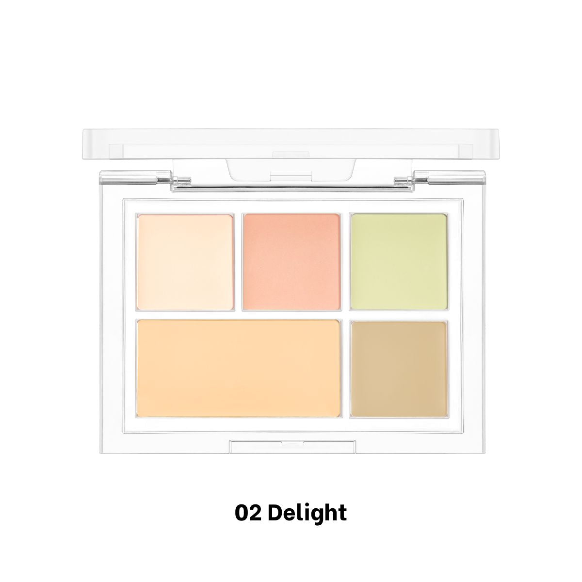 Clio Kill Cover Founwear Conceal Palette with multiple concealer and corrector shades in a sleek makeup palette.