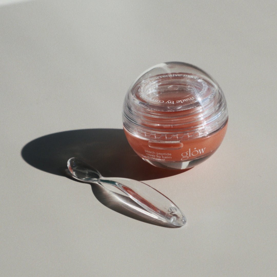 GLOW Peach Peptide Repair Lip Balm 8g | La Cosmetique